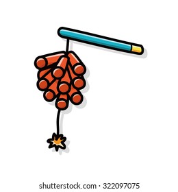Chinese firecrackers doodle