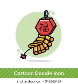 Chinese firecrackers doodle