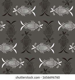 Mascota china Vector sin fisuras. Vintage art deco textura , Ideal para el diseño de tarjetas de felicitación o de plantillas de fondo , fondo chino