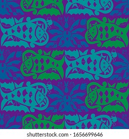 Mascota china Vector sin fisuras. Vintage art deco textura , Ideal para el diseño de tarjetas de felicitación o de plantillas de fondo , fondo chino