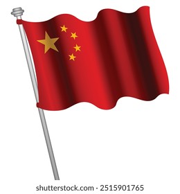 A bandeira chinesa com bandeira