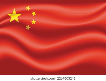 Hintergrund der chinesischen Flagge