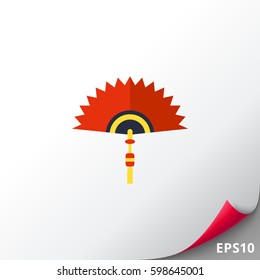 Chinese Folding Fan Icon