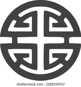 Chinese Folk Religion Vector Religious Sign - 