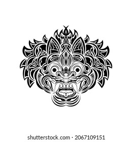 Chinese folklore dragon coloring book. Vector illustration on the theme of myths and legends.