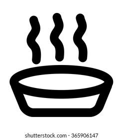 Chinese Food Bold Line Vector Icon