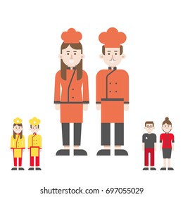chinese food chef icon vector illustration