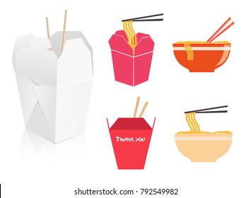 Chinese food and chopsticks