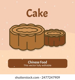 Chinese Food moon cake cookies	