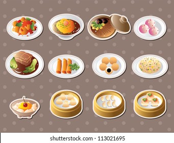 Chinese food stickers