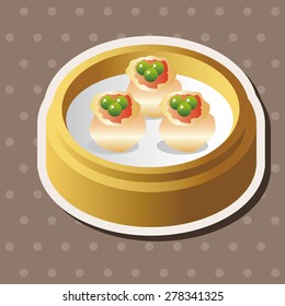 chinese food theme elements