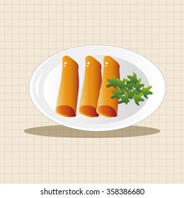 chinese food theme elements