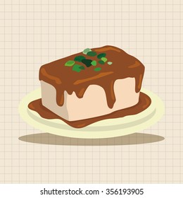 chinese food tofu theme elements