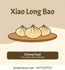 Chinese Food Xiao Long Bao Vector