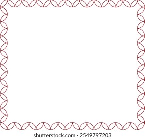 Chinese frame border art china style. Asian new year decorative traditional borders, oriental gold line retro pattern for image frame. Vintage vector Frame.
