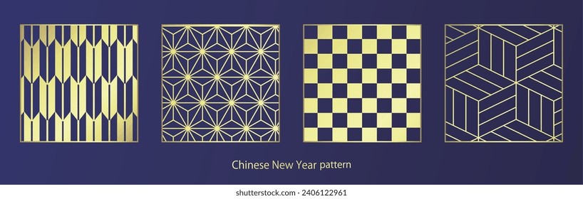 Chinese frame. Decorative design inspired by Chinese New Year