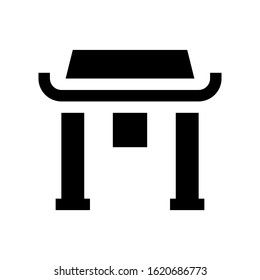 chinese gate related china new year vector with solid design