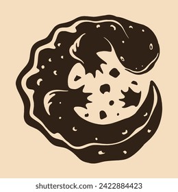 Chinese giant salamander, Hellbender icon, Salamander vector design illustration