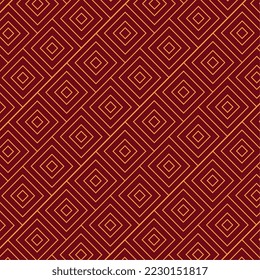 fondo de patrón de rhombus de oro chino