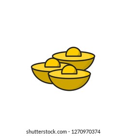 chinese golds icon full colors