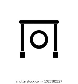 Chinese Gong Instrument Icon Vector