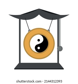 chinese gong traditional design icon