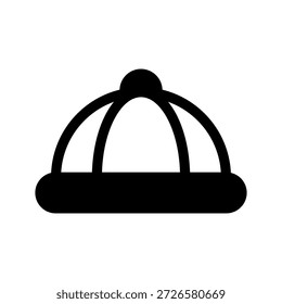 Chinesische Hut Symbol Vektor Symbol Design Illustration