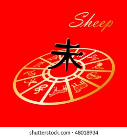 Chinese horoscope. Sheep