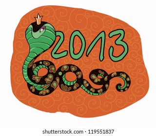 Chinese horoscope. Year of the snake.