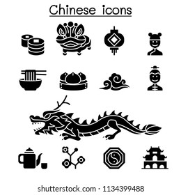 Chinese icon set