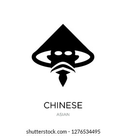 chinese icon vector on white background, chinese trendy filled icons from Asian collection, chinese vector illustration