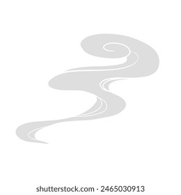 Chinese incense burner smoke illustration