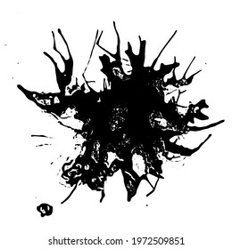 Chinese ink Splash vector Background