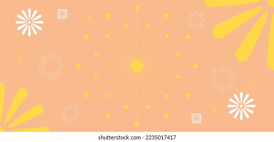 Chinese japanese background frame template
