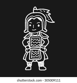 Chinese knight doodle