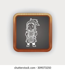 Chinese knight doodle