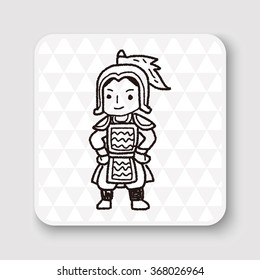 Chinese knight doodle
