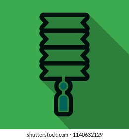 Chinese knot (symbol of good luck) vector design