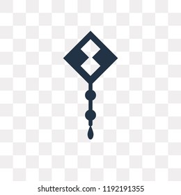 Chinese knot vector icon isolated on transparent background, Chinese knot transparency concept can be used web and mobile