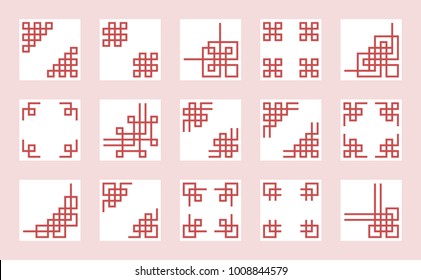 A Monochromatic Seamless Pattern with the Virtue Knot (a Chinese Knot)  Stock Vector - Illustration of asian, macrame: 66043183