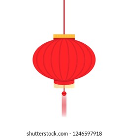 Chinese lamp vector. free space for text. wallpaper. background.