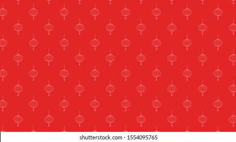 Chinese lamp vector. Chinese lamp pattern wallpaper. Chinese lamp doodle.