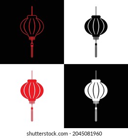 chinese lampion. lantern. chinese new year vector. illustration