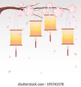 Chinese Lantern Background 