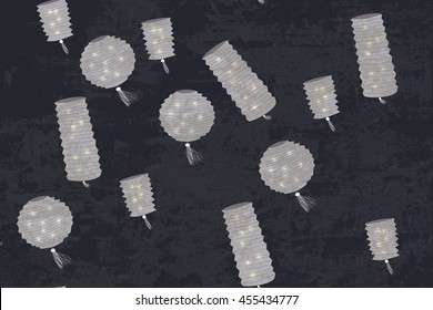 Chinese lantern background