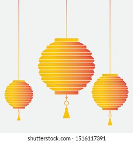 chinese lantern design vector illustration