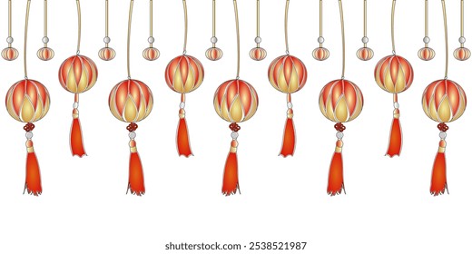 Chinese lantern hanging vector design, for Chinese New Year