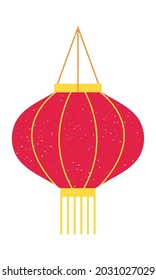 chinese lantern icon on white background