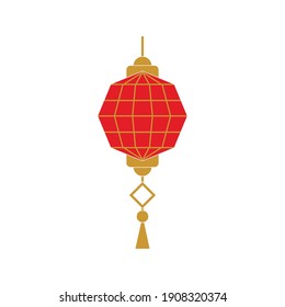 chinese lantern icon set vector sign symbol