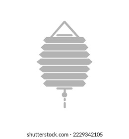 Chinese lantern icon, vector illustration